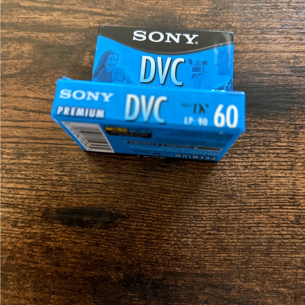 3 Sony DVC Premium Blue and Black Video Cassettes - Picture 3 of 7